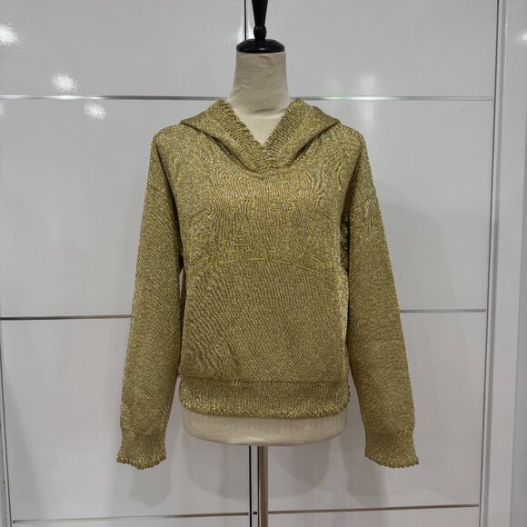 Cult Gaia (GAP X CULT GAIA ) Pullover Metallic Logo Hoodie Women's NWT, Size M - Picture 9 of 17